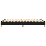 Box Spring Bed Frame Black Double Fabric 3121177