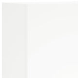 5 Piece TV Wall Units White Engineered Wood 3216464