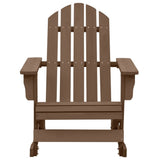 Garden Rocking Chair Natural Brown Hardwood, Pinewood Medium 45705