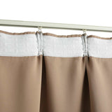 Blackout Curtains with Hooks 2 pcs Taupe 140x225 cm 134439