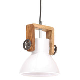 Industrial Hanging Lamp 25 W White Round 19 cm E27 320540