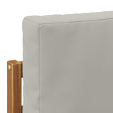 Outdoor Middle and Corner Sofa 2 Piece Natural and Light Grey 900470