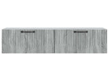 Wall-Mounted TV Cabinet Grey Sonoma 98 x 31 x 30 cm 899071