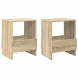 Magazine Rack 2 pcs Sonoma Oak 35 x 30 x 45 cm 890973