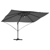 Umbrella Anthracite 351 x 250 x 253 cm Polyester and Aluminium 42003361