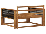 Outdoor Middle Sofa Solid Acacia Wood Natural 3438848