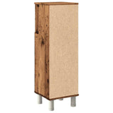 Bathroom Cabinet Old Wood 30x30x95 cm Engineered Wood 856137