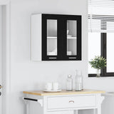 Hanging Cabinet Black Oak 60 x 31 x 60 cm Engineered Wood 863152