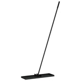 Garden Leveling Rake Black 75 x 25 x 200 cm Powder-Coated Steel 42011363