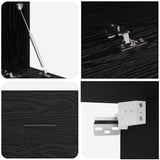 Wall-Mounted Cabinet Wall-mounted Black Oak 100 x 36.5 x 35 cm 879572
