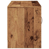 TV Cabinet Old Wood 102x30x37.5 cm Engineered Wood 855816