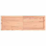 Table Top Light Brown 120x40x cm Treated Solid Wood Oak 3156372