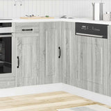 Kitchen Corner Base Cabinet Kalmar Grey Sonoma Engineered Wood 853513
