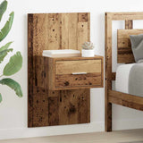 Bedside Cabinet 2 pcs Old Wood 50 x 32.5 x 80cm Engineered Wood 880477
