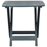 Folding Garden Table Green 79x72x70 cm Plastic 48791