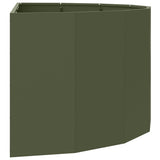 Planter Olive Green 120 x 60 x 50 cm Steel 883706