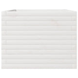 Garden Planter White 110x60x45.5 cm Solid Wood Pine 847284