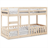 Bunk Bed 90x190 cm Solid Wood Pine 3308592