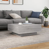 Coffee Table Grey Sonoma 80x80x31 cm Engineered Wood 836586