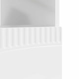 LED TV Cabinet High Gloss White Engineered Wood 897429