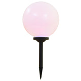 Outdoor Solar Lamps 4 pcs LED Spherical 30 cm RGB 277127