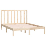 Bed Frame without Mattress 140x190 cm Solid Wood Pine 3106618