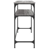 Console Table Grey Sonoma 100x35.5x75 cm Engineered Wood 834048