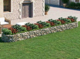 152044 Gabion Raised Bed Galvanised Iron 600x100x50 cm
