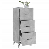 Sideboard Concrete Grey 34.5x34x90 cm Engineered Wood 828624