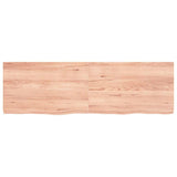 Table Top Light Brown 160x50x cm Treated Solid Wood Oak 3156386