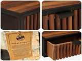 Handmade Bedside Cabinet Natural 40 x 30 x 20 cm 42020088