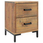 ZNTS Bedside Cabinets 2 pcs 36x30x45 cm Solid Wood Pine 3120338