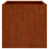 Planter 62x40x39 cm Corten Steel 821557
