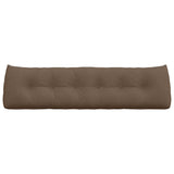 Back Pillow Brown 180 x 24 x 50 cm Fabric 42014561