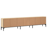 TV Cabinet with Drawer Sonoma Oak 200x25x44 cm Engineered Wood 838989