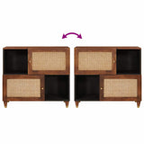 Sideboard Brown 80 x 33.5 x 75 cm Solid Mango Wood 4018907