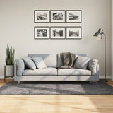 Rug HUARTE Short Pile Soft and Washable Anthracite 100x200 cm 374998