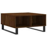 Coffee Table Brown Oak 60x60x30 cm Engineered Wood 827051