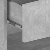 Wall-mounted Bedside Cabinets 2 pcs Concrete Grey 810962