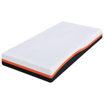 Mattress White and Grey 90 x 200 cm Gel Memory Foam 4106350