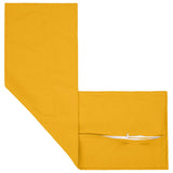 Cushion with Pillow HOUTEN 2 pcs Light Yellow Faux Linen 934282