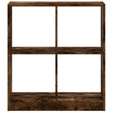 Bookcase Smoked Oak 68.5x32x75 cm Engineered Wood 852811