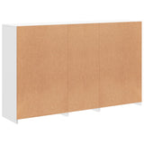 Sideboard with LED Lights White 162x37x100 cm 3209142