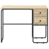 Desk with Storage Sonoma Oak 100 x 50 x 75 cm 8008003
