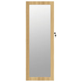 Mirror Jewellery Cabinet with LED Lights Wall Mounted 353237