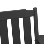 Garden Dining Chair 6 pcs Black 65.5 x 55.5 x 88cm Plastic 3335799