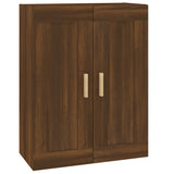 Wall Cabinet Brown Oak 69.5x32.5x90 cm Engineered Wood 817395