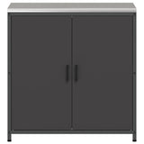 Kitchen Storage HATTEM Black 90 x 50 x 92 cm Steel 874982