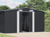 Garden Shed Anthracite 257x990x181 cm Galvanised steel 47038