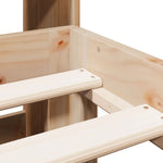 Bookcase Bed without Mattress 135x190 cm Double Solid Wood Pine 3322786